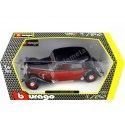Cochesdemetal.es 1952 Citroen 15CV TA Negro/Rojo 1:24 Bburago 22017