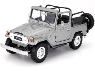 Carsdemetal.es 1974 Toyota FJ40 Cinza conversível 1:24 MAX 79330 MOTOR