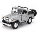 Cochesdemetal.es 1974 Toyota FJ40 Convertible Gris 1:24 Motor MAX 79330