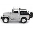 Cochesdemetal.es 1974 Toyota FJ40 Convertible Gris 1:24 Motor MAX 79330