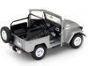 Cochesdemetal.es 1974 Toyota FJ40 Convertible Gris 1:24 Motor MAX 79330