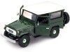 Carsdemetal.es 1974 Toyota FJ40 Hard Top Green/White 1:24 MAX 79323 MOTOR