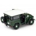 Cochesdemetal.es 1974 Toyota FJ40 Hard Top Verde / Blanco 1:24 Motor Max 79323