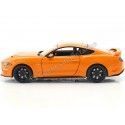 Cochesdemetal.es 2018 Ford Mustang GT 5.0 Cupe Naranja 1:24 Motor MAX 79352