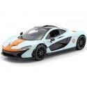 Cochesdemetal.es 2015 McLaren P1 "Gulf Edition" Blue / Orange 1:24 Motor Max 79642