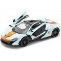 Cochesdemetal.es 2015 McLaren P1 "Gulf Edition" Blue / Orange 1:24 Motor Max 79642