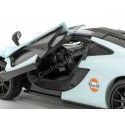 Cochesdemetal.es 2015 McLaren P1 "Gulf Edition" Blue / Orange 1:24 Motor Max 79642