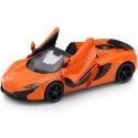 Cochesdemetal.es 2014 McLaren 650S Spyder Metallic Orange 1:24 Motor Max 79326