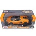 Cochesdemetal.es 2014 McLaren 650S Spyder Metallic Orange 1:24 Motor Max 79326