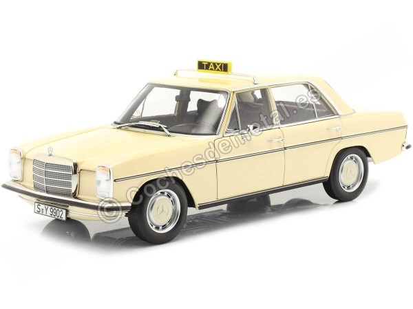 Cochesdememetal.ES 1968 Mercedes-Benz 200 (W115) Taxi Berlin 1:18 Édition de concessionnaire B66040672