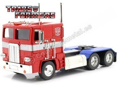 Cochesdemetal.es 1984 Autobot G1 Optimus Prime Transformers Rojo/Azul 1:24 Jada Toys 99524 253115005