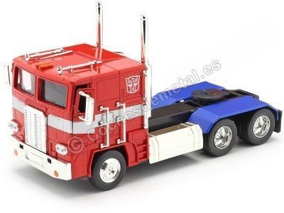 Cochesdemetal.es 1984 Autobot G1 Optimus Prime Transformers Rojo/Azul 1:24 Jada Toys 99524 253115005 2