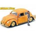 Cochesdemetal.es 1967 Volkswagen Beetle + Figura Charlie Bumblebee (Transformers) 1:24 Jada Toys 30114/253115000