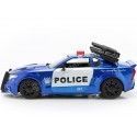 Cochesdemetal.es 2017 Ford Mustang Barricade Police Car "Transformers 5" 1:24 Jada Toys 98400