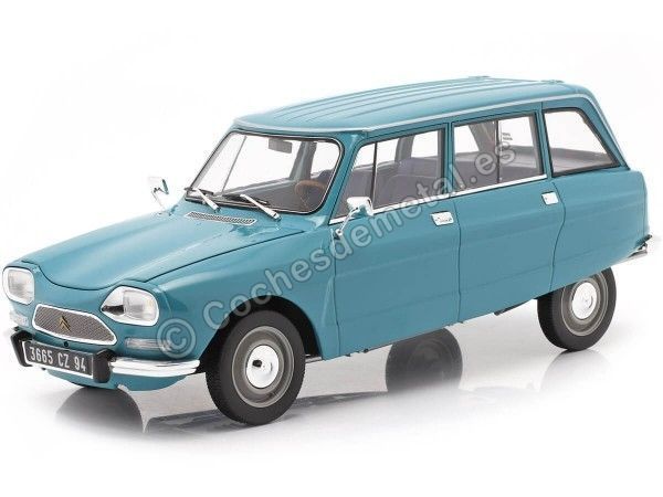 Cochesdemetal.es 1975 Citroen Ami 8 Break Petrel Blue 1:18 NOREV 181671
