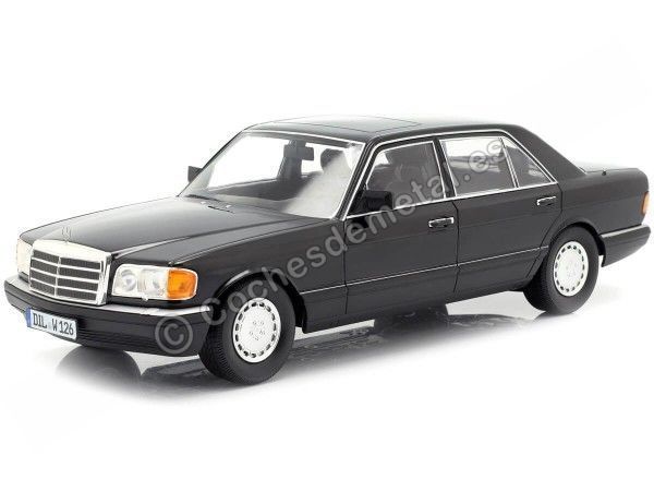 Carsdemetal.es 1985 Mercedes-Benz 560 Sel Class S Facelift (W126) Black 1:18 ISCALE 118000000058