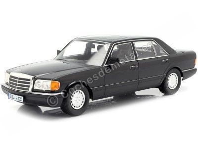 Cochesdememetal.ES 1985 Mercedes-Benz 560 Sel Clase S Facelift (W126) Negro 1:18 ISCALE 118000000058