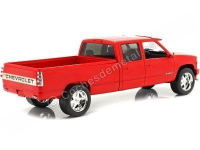 Cochesdememetal.es 1997 Chevrolet 3500 Cab Cab Silverado Victory Red 1:18 Greenlight 19073 2