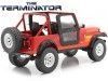 Carsdemetal.es 1983 Jeep Renegade CJ-7 "Terminator + Sarah Connor" Red 1:18 Greenlight 19060