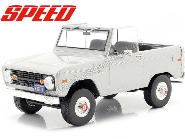 Cochesdemetal.es 1970 Ford Bronco "SPEED - Keanu Reeves" Gris 1:18 Greenlight 19074