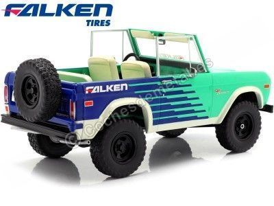 Cochesdemetal.es 1976 Ford Bronco "Falken Tires" 1:18 Greenlight 19070 2