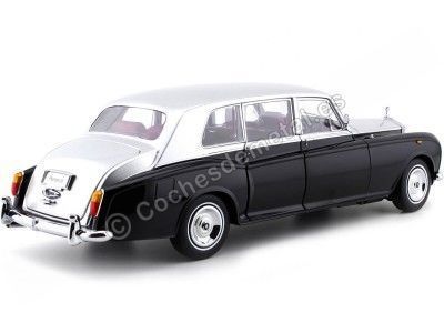 1968 Rolls-Royce Phantom VI Black-Silver 1:18 Kyosho 08905BKS Cochesdemetal.es 2