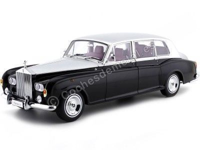 1968 Rolls-Royce Phantom VI Black-Silver 1:18 Kyosho 08905BKS Cochesdemetal.es
