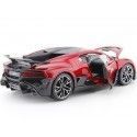 Cochesdemetal.es 2018 Bugatti Divo Rojo Cereza 1:18 Bburago 11045