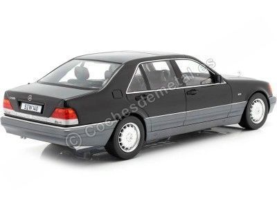 1994 Mercedes-Benz S500 (W140) Negro1:18 iScale 11800000047 Cochesdemetal.es 2