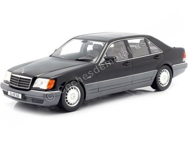 Carsdemetal.es 1994 Mercedes-Benz S500 (W140) Black1: 18 ISCALE 118000047
