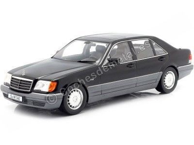 1994 Mercedes-Benz S500 (W140) Negro1:18 iScale 11800000047 Cochesdemetal.es