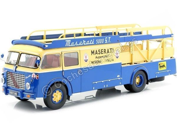 Cochesdemetal.es 1957 Fiat 642 Bartoletti RN2 Racing Transport Maserati 1:18 CMR141