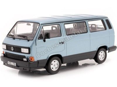 1990 Volkswagen Multivan Light Blue Metallic 1:18 Norev 188544 Cochesdemetal.es