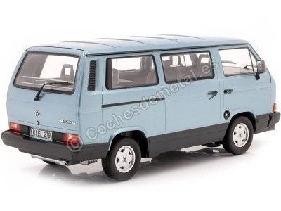 1990 Volkswagen Multivan Light Blue Metallic 1:18 Norev 188544 Cochesdemetal.es 2