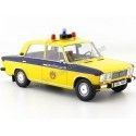 Carsdemetal.es 1976 lada 2106 (assento 124) Polícia Amarela/Azul 1:18 Triple-9 1800246