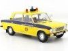 Carsdemetal.es 1976 lada 2106 (assento 124) Polícia Amarela/Azul 1:18 Triple-9 1800246