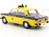 Carsdemetal.es 1976 lada 2106 (assento 124) Polícia Amarela/Azul 1:18 Triple-9 1800246