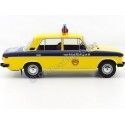 Carsdemetal.es 1976 lada 2106 (assento 124) Polícia Amarela/Azul 1:18 Triple-9 1800246