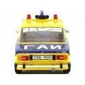 Carsdemetal.es 1976 lada 2106 (assento 124) Polícia Amarela/Azul 1:18 Triple-9 1800246