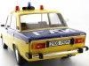 Cochesdemetal.es 1976 Lada 2106 (Seat 124) Policia URSS Amarillo/Azul 1:18 Triple-9 1800246