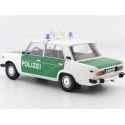 Cochesdemetal.es 1976 Lada 2106 (Seat 124) Policia Alemania Blanco/Verde 1:18 Triple-9 1800245
