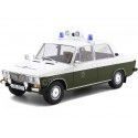 Carsdemetal.es 1976 Lada 2106 (siège 124) Police populaire blanche / verte 1:18 Triple-9 1800244