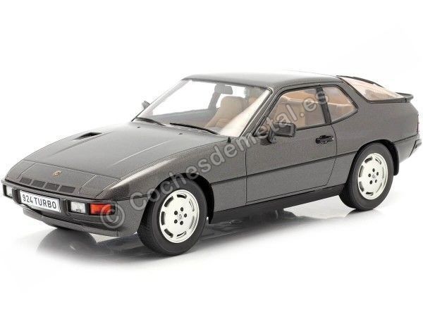Cochesdemetal.es 1979 Porsche 924 Turbo Gris Oscuro Metalizado 1:18 MC Group 18193