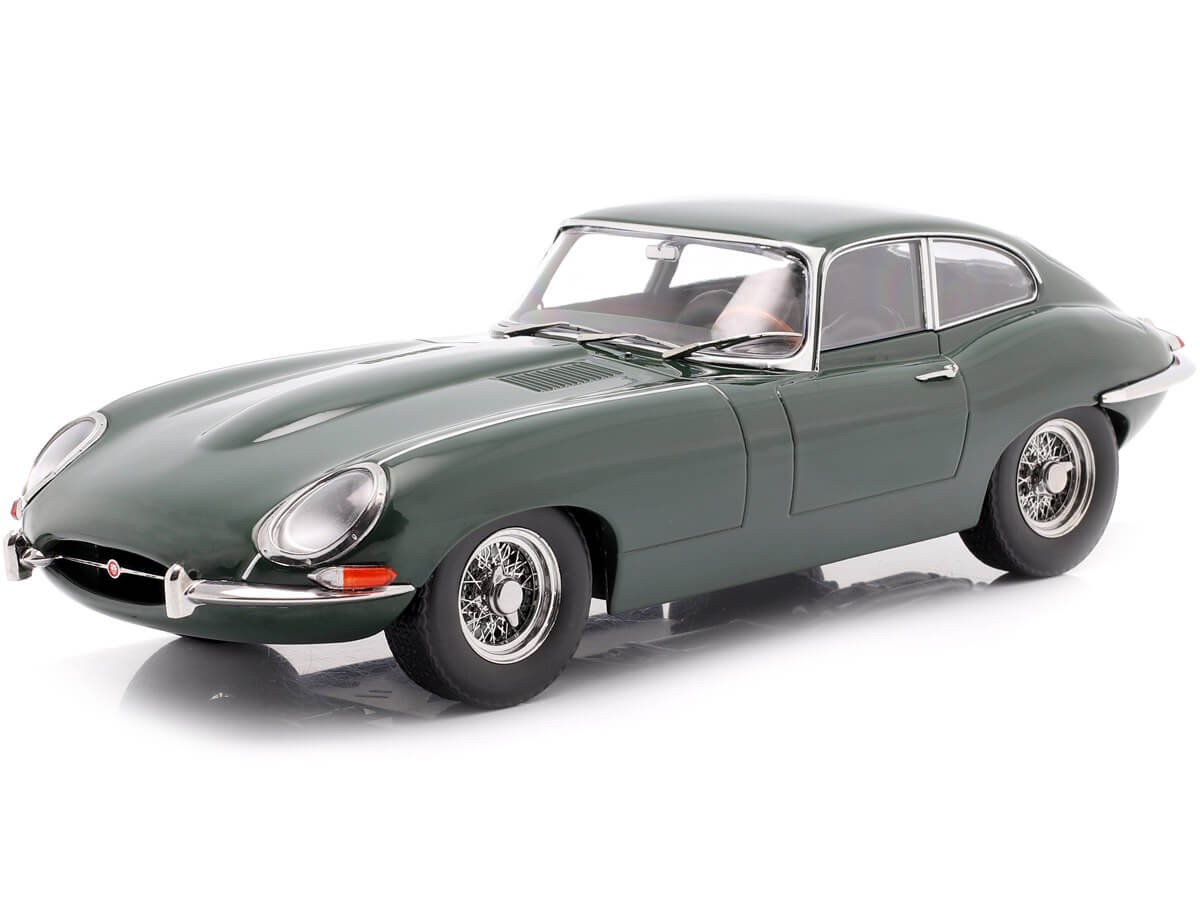 1961 Jaguar E-Type Coupe Series 1 LHD Verde Ingles 1:18 KK