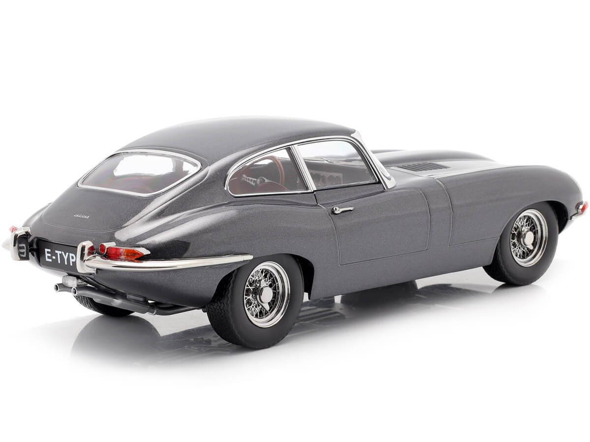 1961 Jaguar E-Type Coupe Series 1 LHD Gris Metalizado 1:18 KK-Scale...