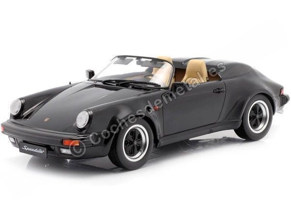 Cochesdemetal.es 1989 Porsche 911 Speedster Negro 1:18 KK-Scale KKDC180452