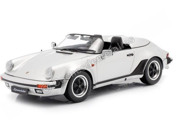 Cochesdemetal.es 1989 Porsche 911 Speedster Plata 1:18 KK-Scale KKDC180453