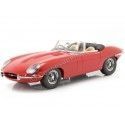 Cochesdemetal.es 1961 Jaguar E-Type Cabriolet Open Top Series 1 RHD Rojo 1:18 KK-Scale 180482