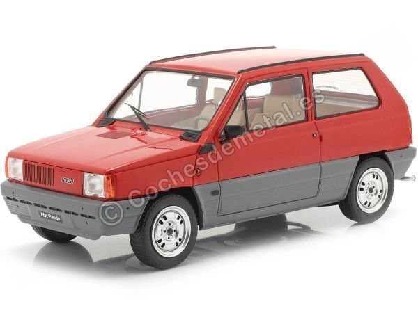 Cochesdemetal.es 1980 Fiat Panda 30 MK I (Seat Panda) Rojo 1:18 KK-Scale KKDC180521