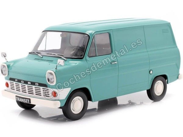 Cochesdemetal.es 1965 Camioneta Ford Transit MK1 Turquesa 1:18 KK-Scale 180492